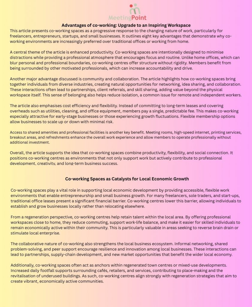 New Business blog article